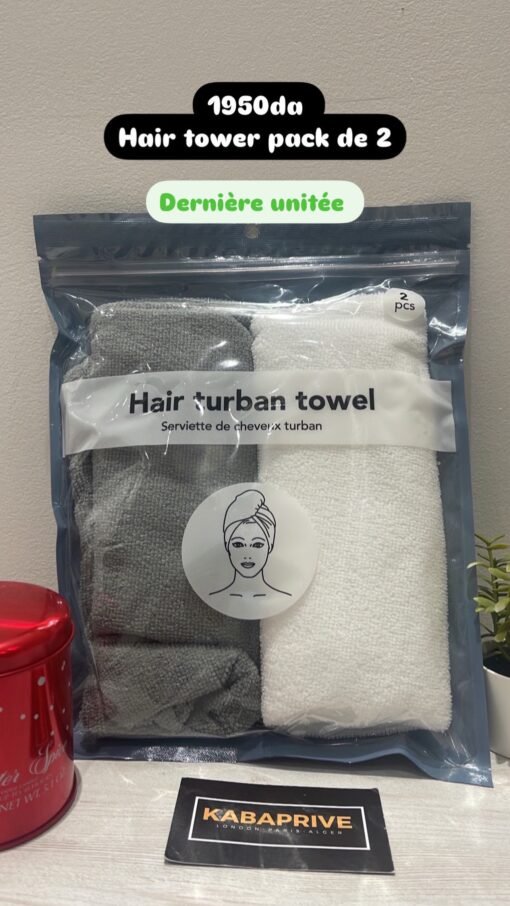 Hair tower pack de 2